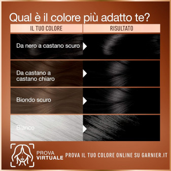 Garnier Good Tinta Permanente per Capelli Colore 3.0 Castano Fondente