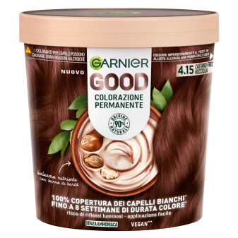Garnier Good Tinta Permanente per Capelli Colore 4.15 Castano Freddo
