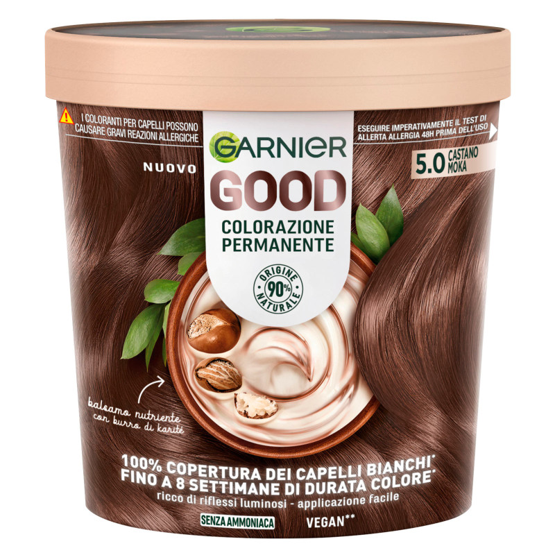 Garnier Good Tinta Permanente per Capelli 5.0 Castano Moka