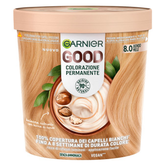 Garnier Good Tinta Permanente per Capelli Colore 8.0 Biondo Miele
