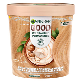 Garnier Good Tinta Permanente per Capelli Colore 8.0 Biondo Miele