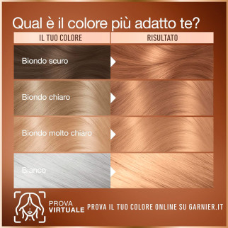 Garnier Good Tinta Permanente per Capelli Colore 8.0 Biondo Miele