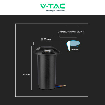 VT-1171 Punto Luce LED SMD 1W da Interramento IP67 V-Tac