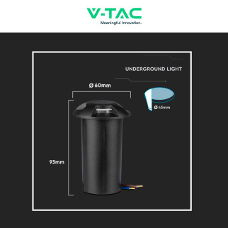 VT-1171 Punto Luce LED SMD 1W da Interramento IP67 V-Tac