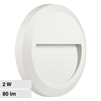 VT-1142 Punto Luce LED SMD 2W a Parete IP65 Bianco V-Tac
