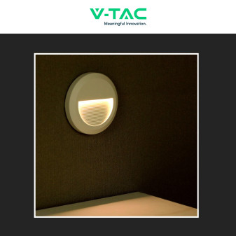 VT-1142 Punto Luce LED SMD 2W a Parete IP65 Bianco V-Tac