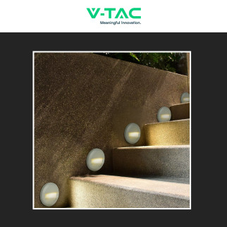 VT-1142 Punto Luce LED SMD 2W a Parete IP65 Bianco V-Tac