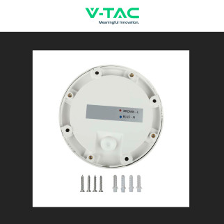 VT-1142 Punto Luce LED SMD 2W a Parete IP65 Bianco V-Tac
