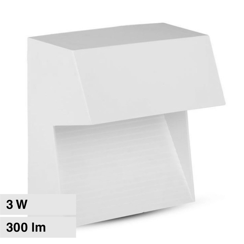 VT-1172 Punto Luce LED SMD 3W IP65 a Parete Bianco V-Tac
