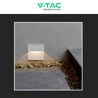 VT-1172 Punto Luce LED SMD 3W IP65 a Parete Bianco V-Tac