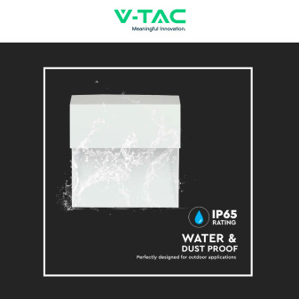 VT-1172 Punto Luce LED SMD 3W IP65 a Parete Bianco V-Tac