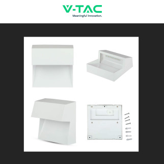 VT-1172 Punto Luce LED SMD 3W IP65 a Parete Bianco V-Tac
