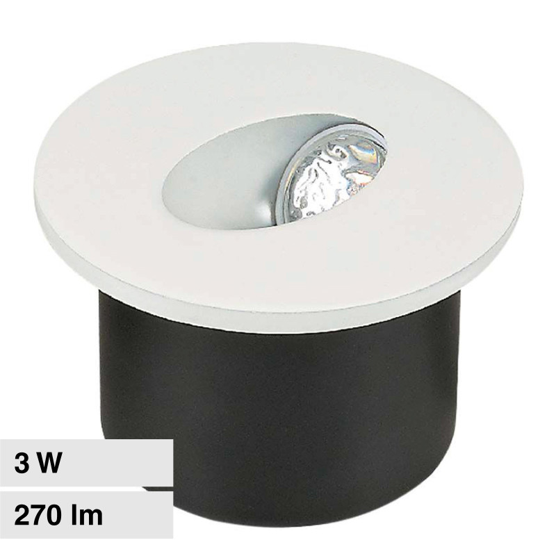 VT-1109RD Punto Luce LED COB 3W da Incasso IP20 V-Tac
