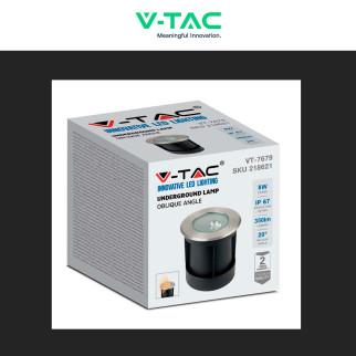 VT-7679 Punto Luce LED SMD 8W da Interramento IP67 V-Tac