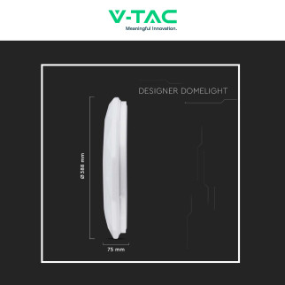 VT-8404 Plafoniera LED Tonda 40W SMD CCT 3in1 V-Tac Gallery