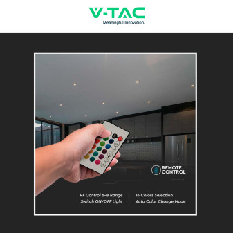 VT-2244 Lampadina LED SMD GU10 4,8W RGB V-Tac