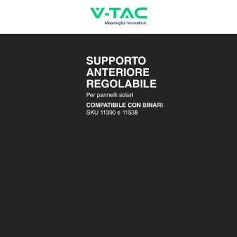 Supporto Regolabile Pannelli Solari Fotovoltaici V-Tac