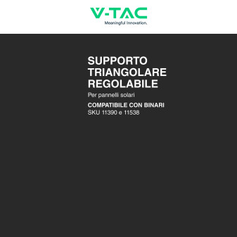 Supporto Triangolare Pannelli Solari Fotovoltaici V-Tac