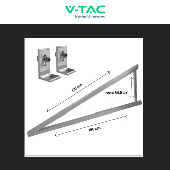 Supporto Triangolare Pannelli Solari Fotovoltaici V-Tac