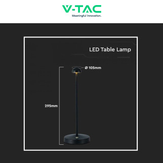 VT-1073 Lampada LED da Tavolo 3in1 1,6W Dimmerabile Touch V-Tac