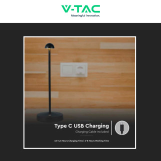 VT-1073 Lampada LED da Tavolo 3in1 1,6W Dimmerabile Touch V-Tac