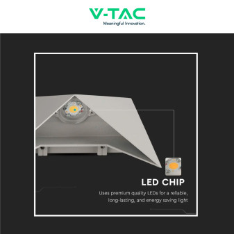 VT-825 Lampada LED da Muro 5W SMD Applique Grigia V-Tac