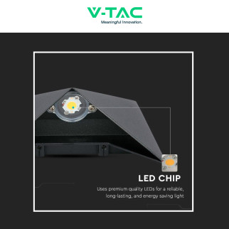 VT-825 Lampada LED da Muro 5W Applique Nera SMD IP65 V-Tac