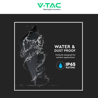 VT-825 Lampada LED da Muro 5W Applique Nera SMD IP65 V-Tac