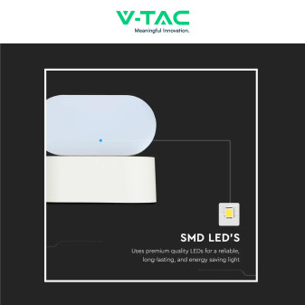 VT-816 Lampada LED da Muro 5W SMD IP65 Colore Bianco V-Tac