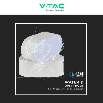 VT-816 Lampada LED da Muro 5W SMD IP65 Colore Bianco V-Tac