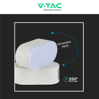 VT-816 Lampada LED da Muro 5W SMD IP65 Colore Bianco V-Tac