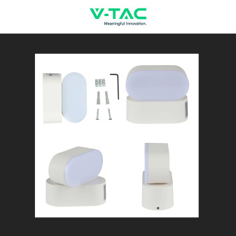 VT-816 Lampada LED da Muro 5W SMD IP65 Colore Bianco V-Tac