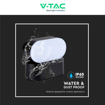 VT-816 Lampada LED da Muro 5W SMD IP65 Colore Nero V-Tac