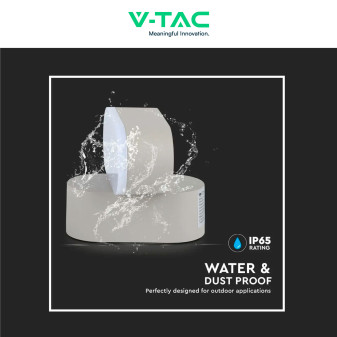 VT-816 Lampada LED da Muro 5W SMD IP65 Colore Grigio V-Tac