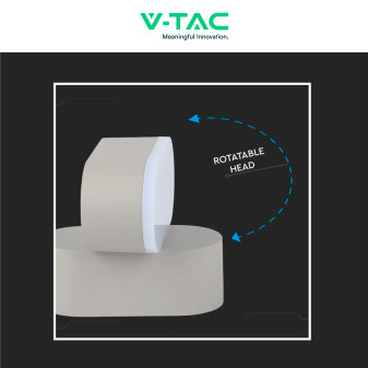 VT-816 Lampada LED da Muro 5W SMD IP65 Colore Grigio V-Tac
