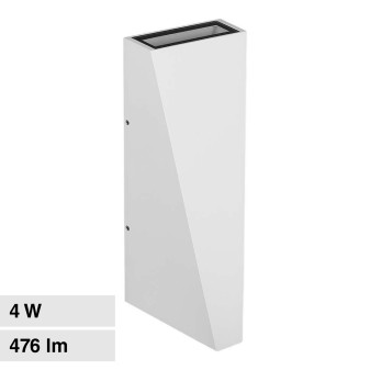 VT-826 Lampada LED da Muro 4W SMD IP65 Colore Bianco V-Tac