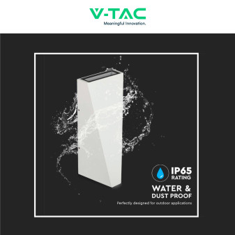 VT-826 Lampada LED da Muro 4W SMD IP65 Colore Bianco V-Tac