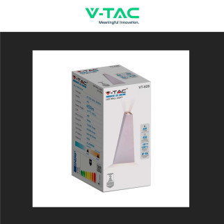 VT-826 Lampada LED da Muro 4W SMD IP65 Colore Bianco V-Tac