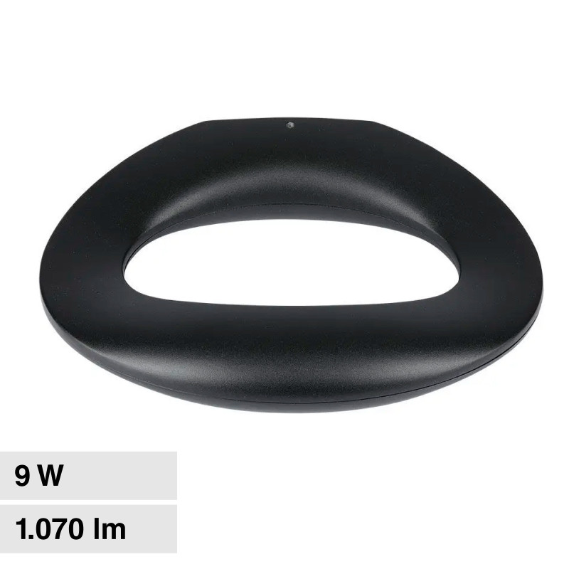 VT-811 Lampada LED da Muro 9W SMD Applique Nera V-Tac