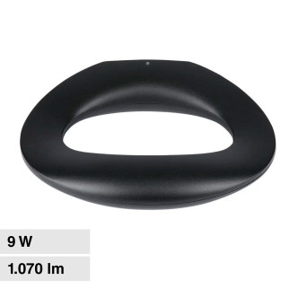 VT-811 Lampada LED da Muro 9W SMD Applique Nera V-Tac