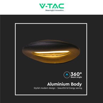 VT-811 Lampada LED da Muro 9W SMD Applique Nera V-Tac
