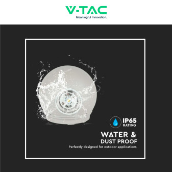 VT-836 Lampada LED da Muro 4W SMD IP65 Colore Grigio V-Tac