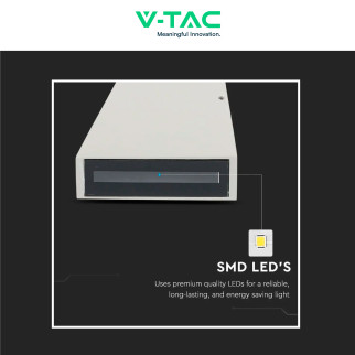 VT-826 Lampada LED da Muro 4W SMD IP65 Colore Grigio V-Tac