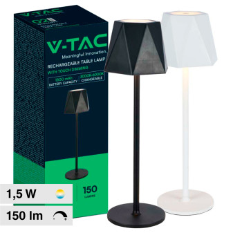 VT-1034 Lampada LED da Tavolo 3in1 1,5W Dimmerabile Touch V-Tac