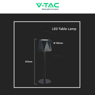 VT-1034 Lampada LED da Tavolo 3in1 1,5W Dimmerabile Touch V-Tac