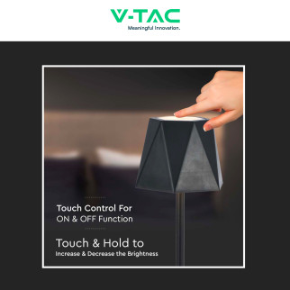 VT-1034 Lampada LED da Tavolo 3in1 1,5W Dimmerabile Touch V-Tac