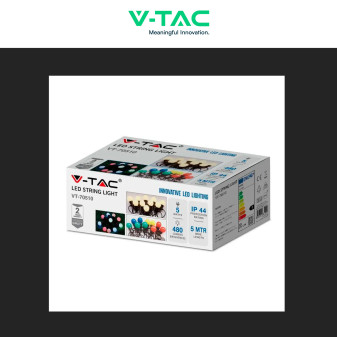 VT-70510 Catena da 10 Lampadine LED MiniGlobo IP44 V-Tac