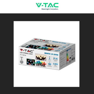 VT-70510 Catena da 10 Lampadine LED MiniGlobo IP44 V-Tac