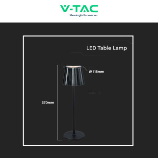 VT-1028 Lampada LED da Tavolo 3in1 1,5W Dimmerabile Touch V-Tac