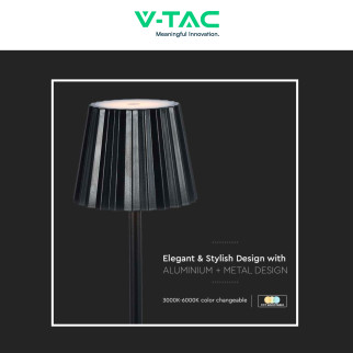 VT-1028 Lampada LED da Tavolo 3in1 1,5W Dimmerabile Touch V-Tac